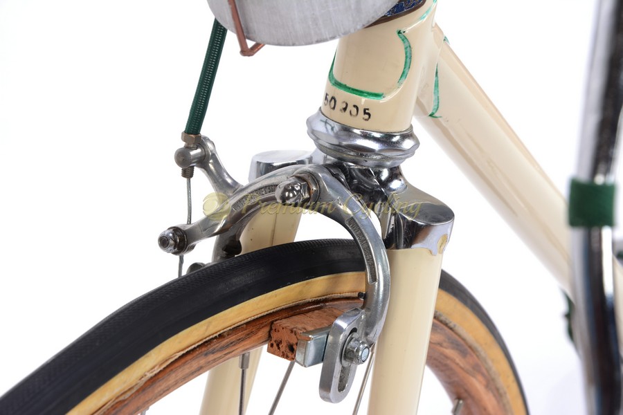 GIRARDENGO Campionissimo by Maino 1930s, Vittoria Margheritta gears, wooden rims, Eroica vintage steel bike