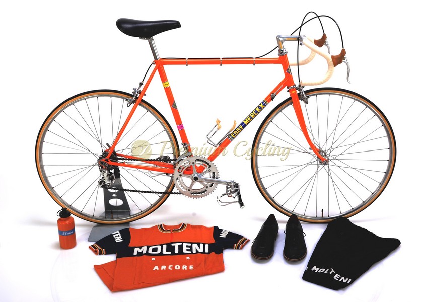 COLNAGO Super Eddy Merckx Molteni Team 1973, Columbus SL, Campagnolo Nuovo Record, Eroica vintage steel bike