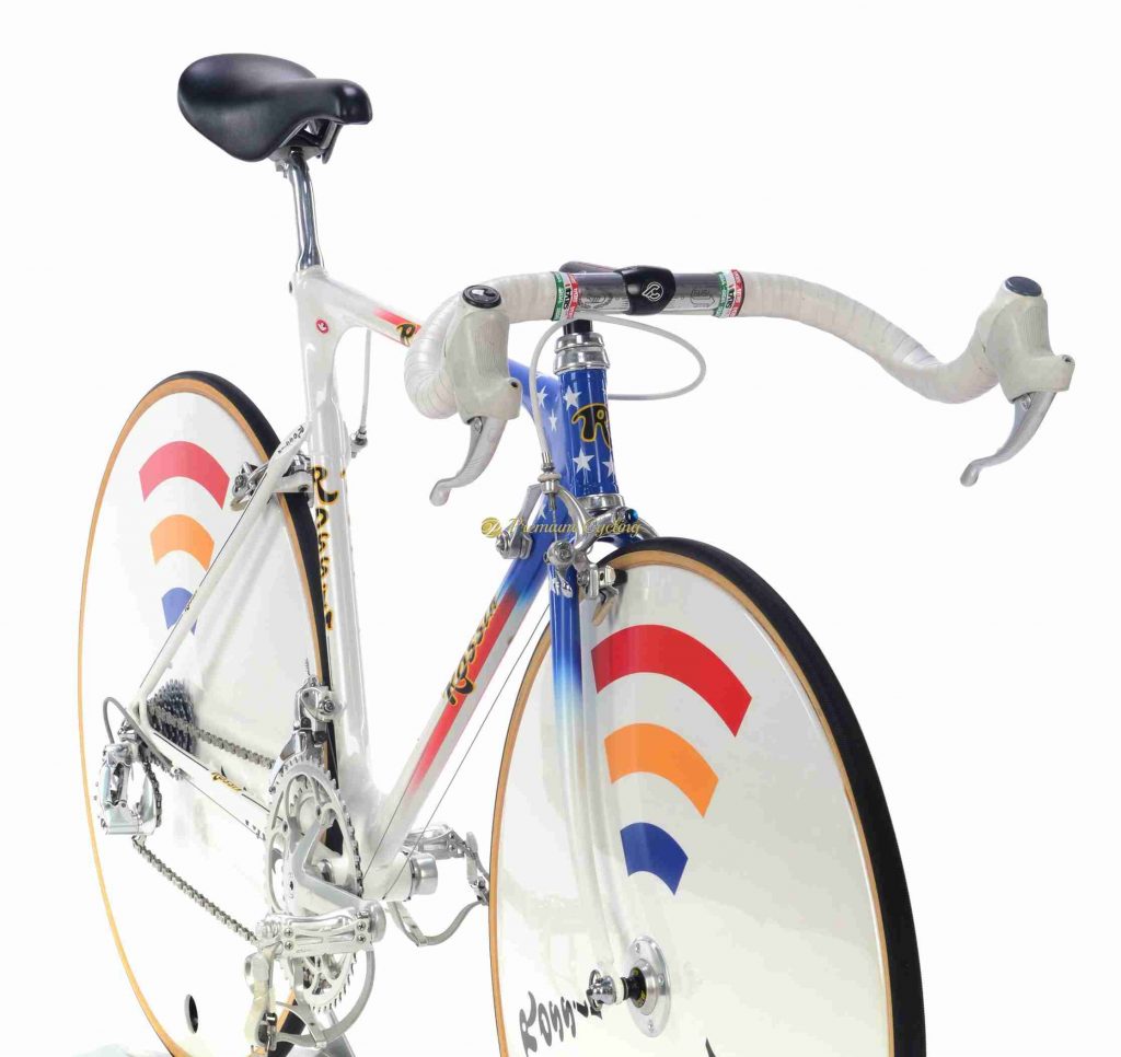Late 1980s ROSSIN CX America 26-28 (650-700) collectible vintage steel time trial bike