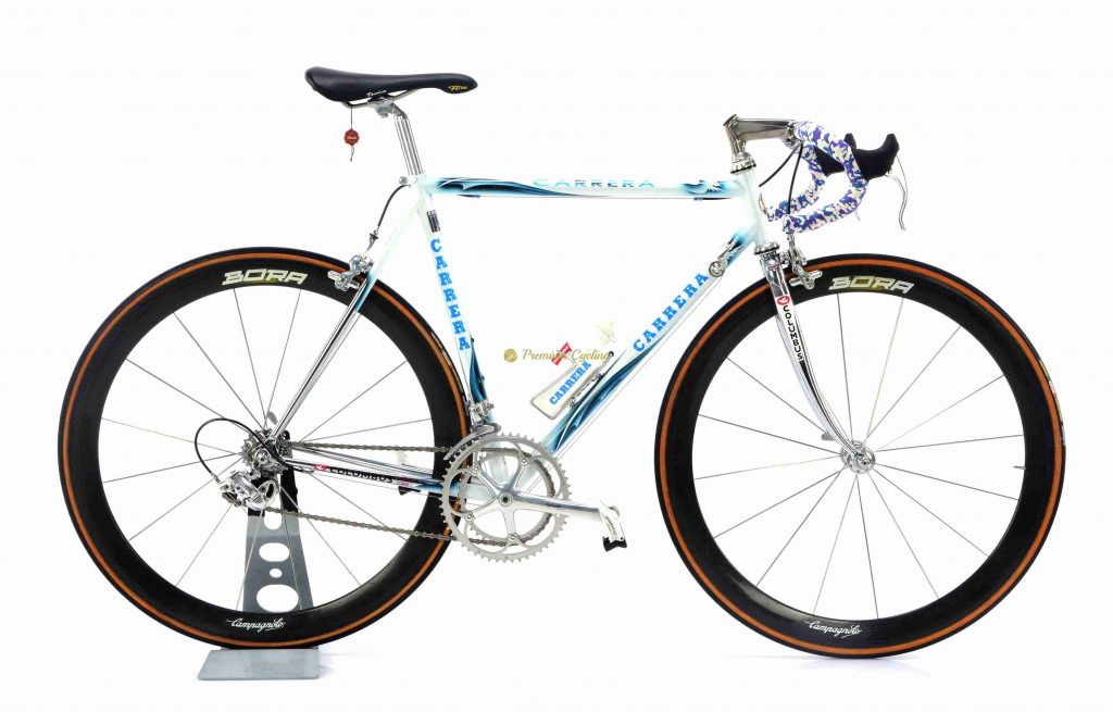 1996 CARRERA Eagle by Pegoretti, Columbus NEMO, Campagnolo Record 8s Bora, vintage steel collectible bike