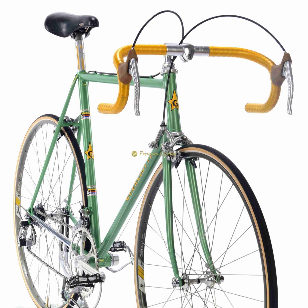 Early 1980s GUERCIOTTI SL Super Record, L'Eroica vintage steel collectible retro bicycle