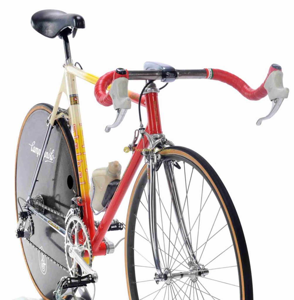 Mid 1980s STELBEL Dynamic Crono 26''-28'' (650c-700c), vintage steel collectible time trial bike