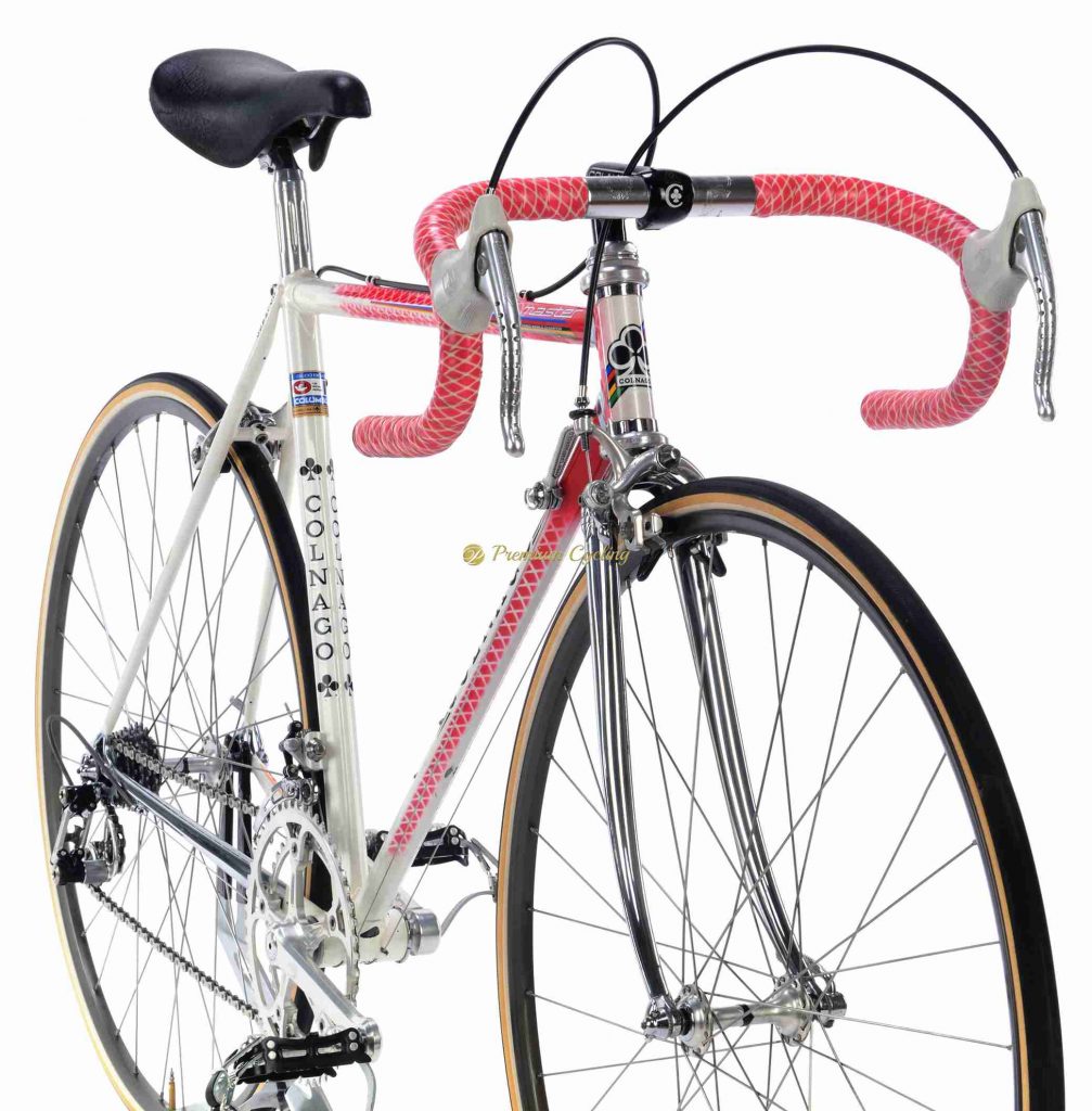 1985 COLNAGO Master Gilco S4 Rosso retinato, Campagnolo Super Record, L'Eroica vintage steel collectible bicycle by Premium Cycling