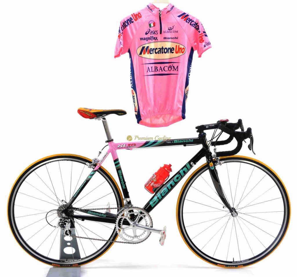 BIANCHI XL EV2 Marco Pantani Mercatone Uno Tour de France 2000, vintage collectible racing bike by Premium Cycling
