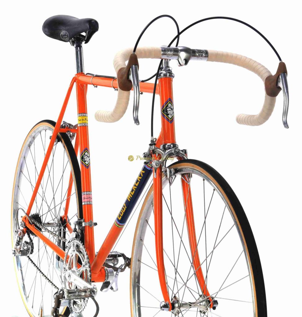 1972 COLNAGO Super Eddy Merckx Molteni 59cm Campagnolo Nuovo Record + Molteni jersey, vintage steel collectible bike by Premium Cycling