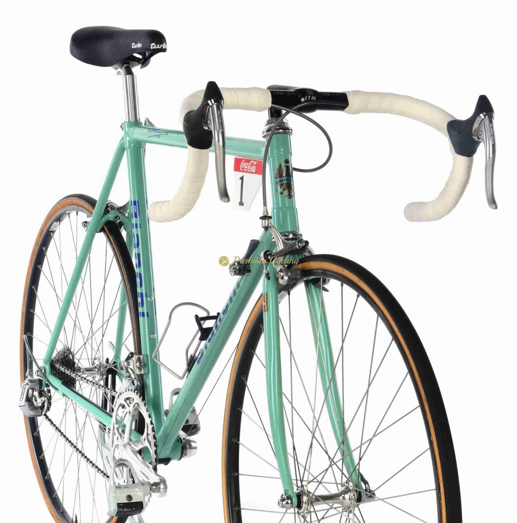 1992 BIANCHI Carbon Pro Gianni Bugno, vintage steel collectible bike by Premium Cycling
