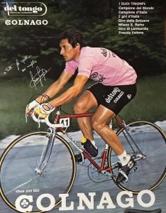 G.Saronni won the 1983 Giro d'Italia on Colnago Nuovo Mexico