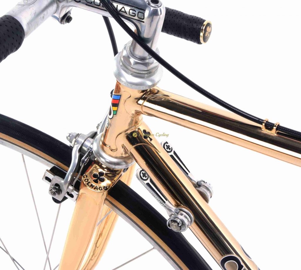 1981 COLNAGO Super Oro Campagnolo Super Record new old stock, vintage steel Eroica bike by Premium Cycling
