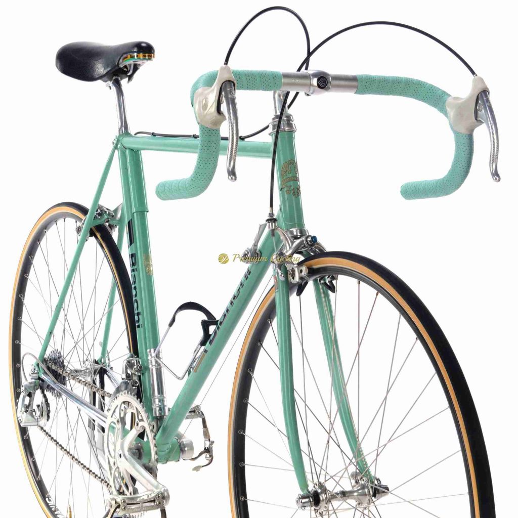 1987 BIANCHI X4 Campagnolo C Record 1st gen Cobalto, Eroica vintage steel collectible bike by Premium Cycling