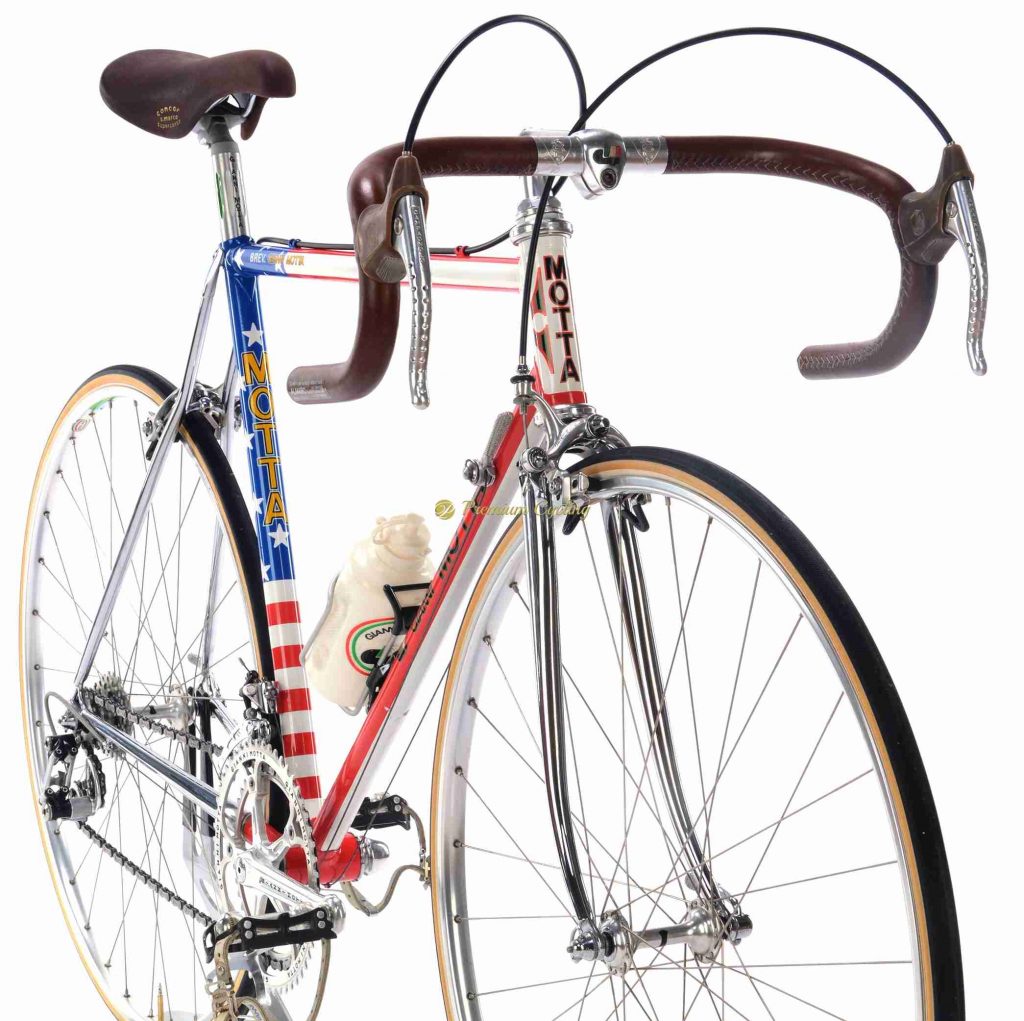 GIANNI MOTTA Personal by Gianni Motta Linea MD Team 1984, Campagnolo Super Record, Eroica vintage steel collectible bike by Premium Cycling