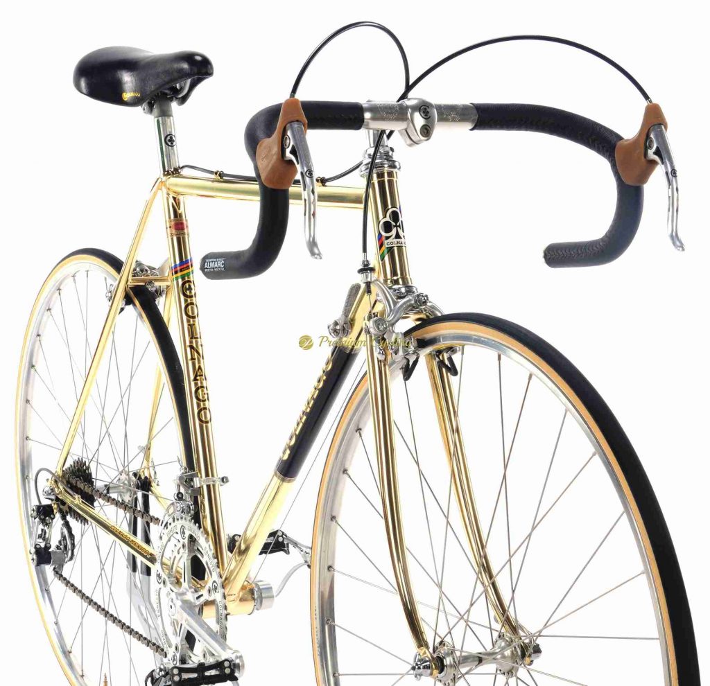 1978-79 COLNAGO Mexico Oro Pope bike, luxury vintage steel gold bike by Premium Cycling