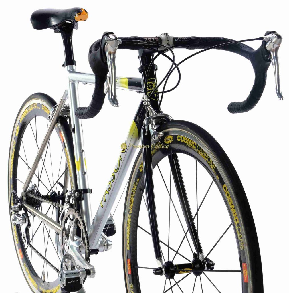 2001 PASSONI Nova Titanio Shimano Dura Ace 7700, vintage titanium collectible bicycle by Premium Cycling