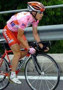 D.Cunego on his Cannondale Six13 at the Giro d'Italia 2004 