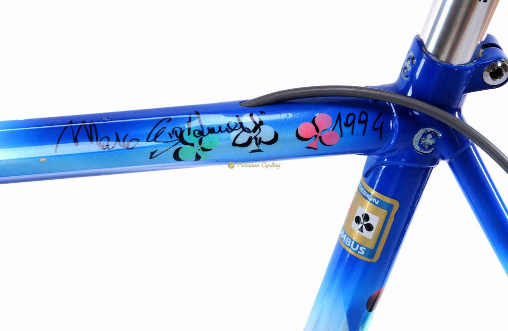 COLNAGO Master Mapei ridden by Marco Giovanetti (Mapei Team) 1994, vintage steel collectible bike by Premium Cycling