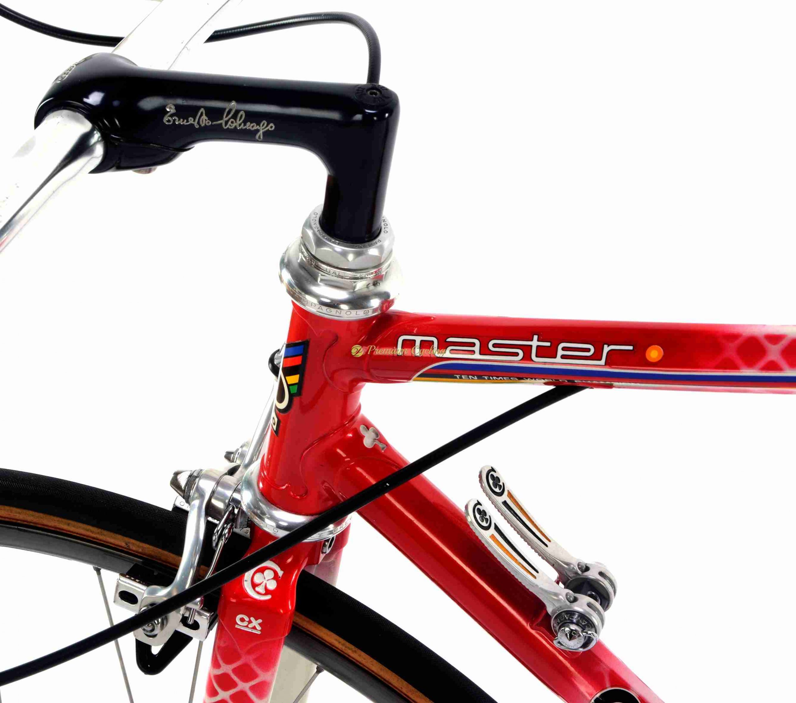 1984-85 COLNAGO Master Crono Team Del Tongo, Campagnolo Super Record, vintage collectible bike by Premium Cycling