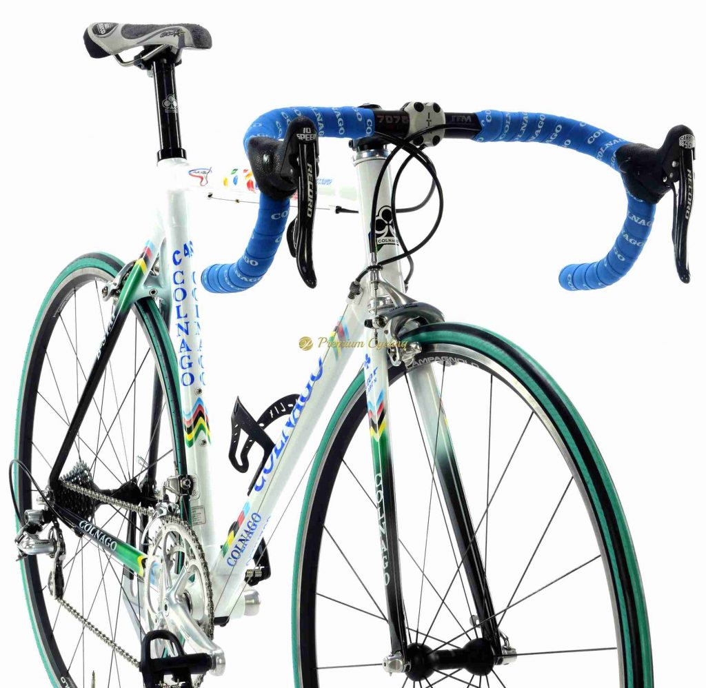 2002 COLNAGO C40 B-Stay Mapei WC Campagnolo Record 10s, vintage collectible bike by Premium Cycling