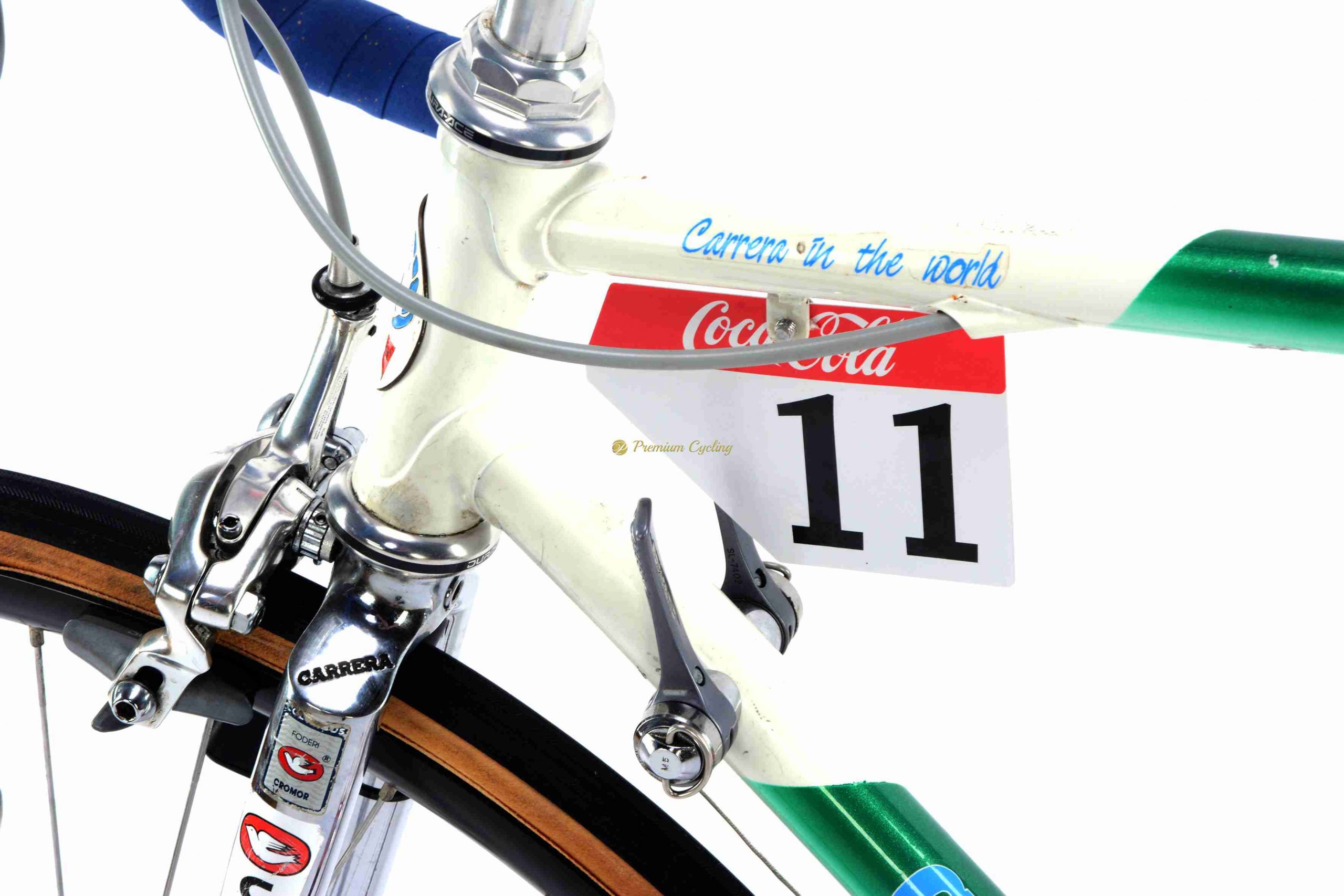 Carrera Retro Jersey Mug Bike Ninja Cycling Roche Chiappucci Coaster 