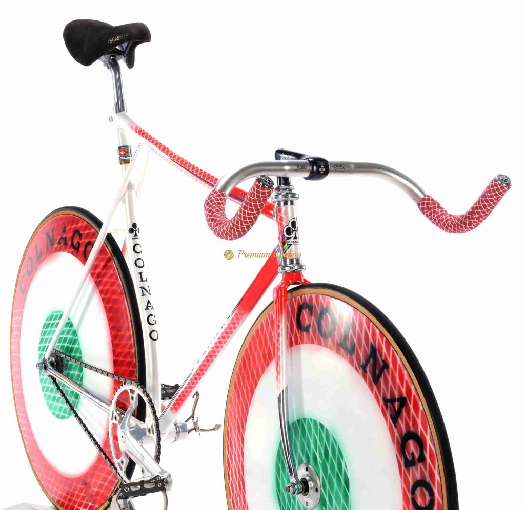 COLNAGO Master Equilateral Pista 1980s, vintage luxury track bicycle by Premium Cycling