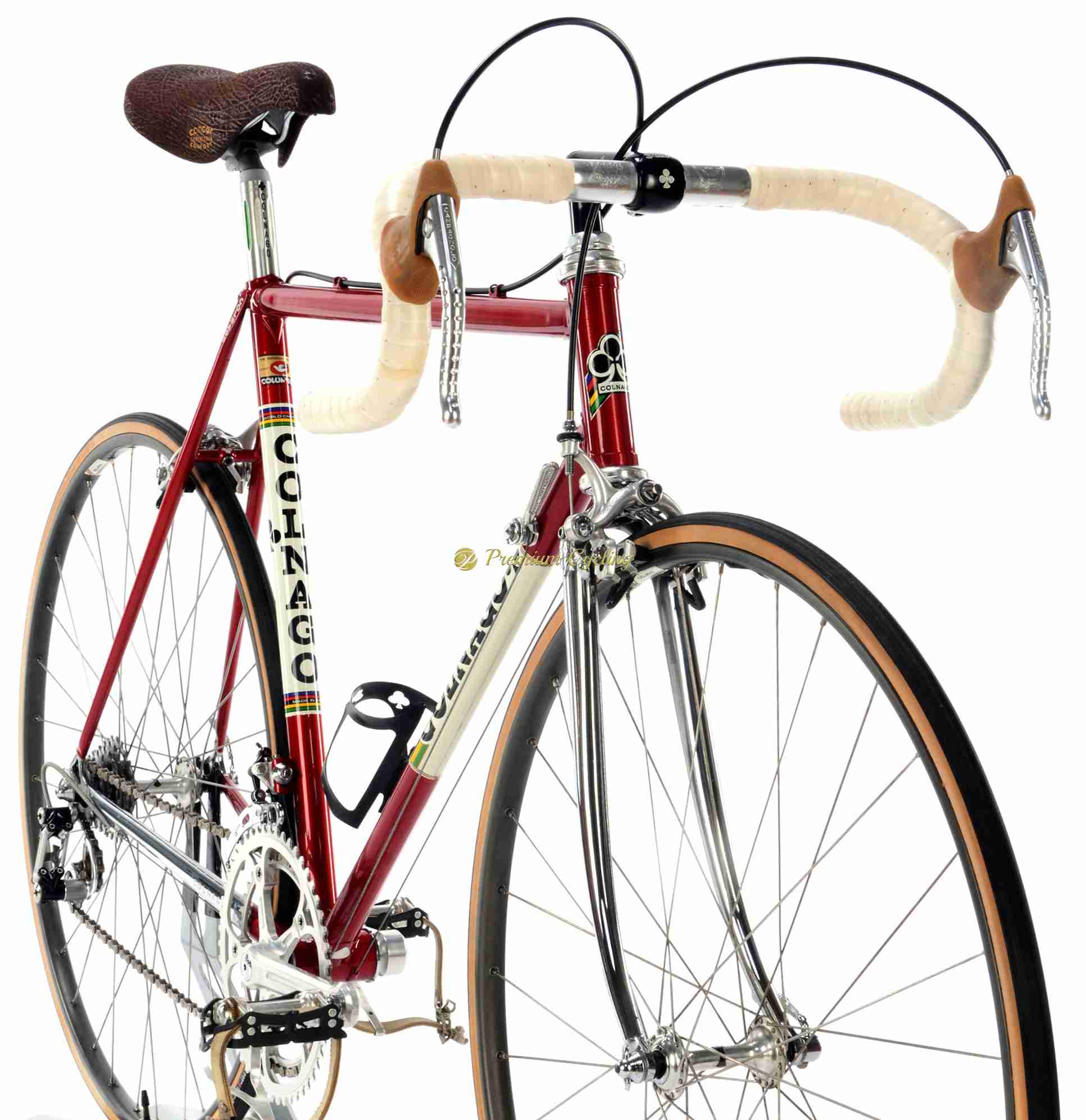 1984 COLNAGO Nuovo Mexico Profil, Campagnolo Super Record, new old stock, vintage luxury vintage steel bike by Premium Cycling