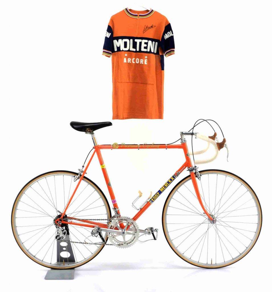 COLNAGO Super Eddy Merckx Molteni perfect replica + jersey 1972-73