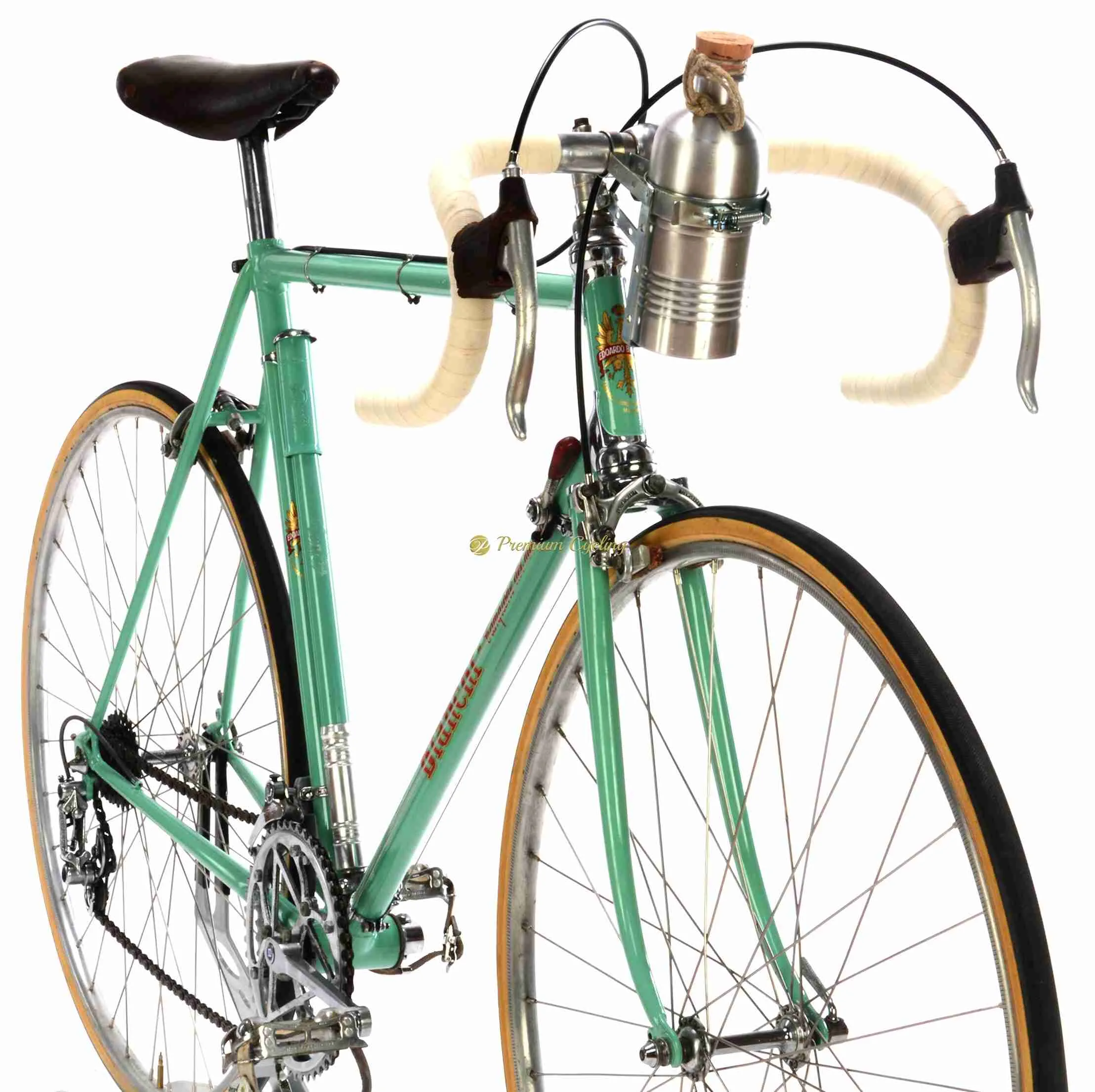 Vélo De Course Vintage Bianchi Campione Del Mondo 1953 - Cadre Acier